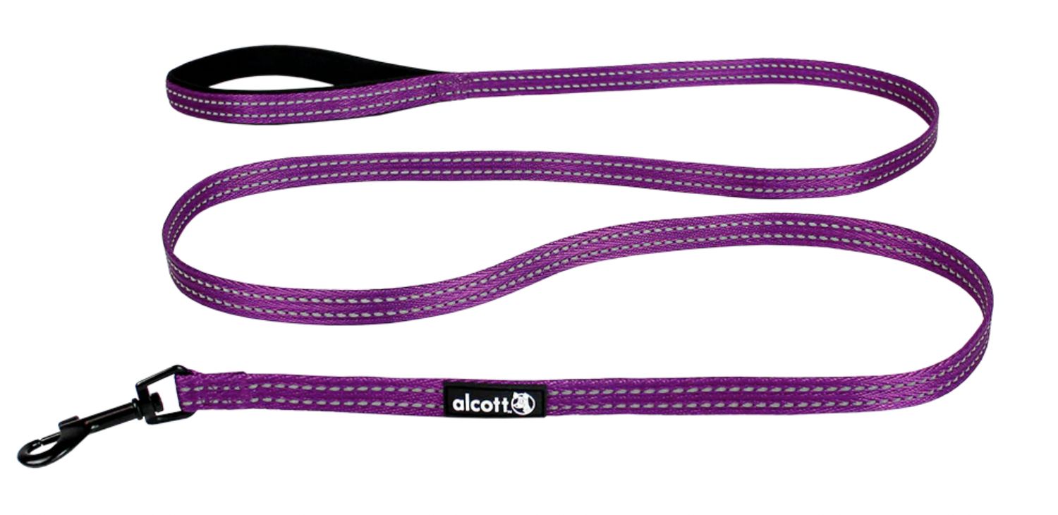 Alcott Adventure Leash Purple Medium 6&#39;