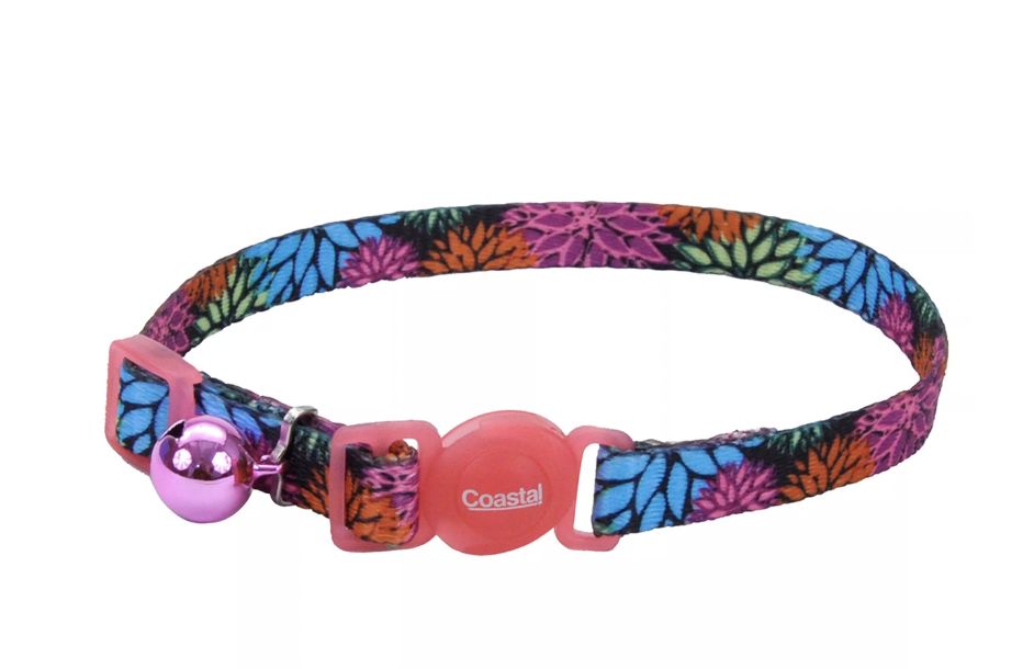 Coastal SafeCat Fashion Breakaway Cat Collar - Wildflower
