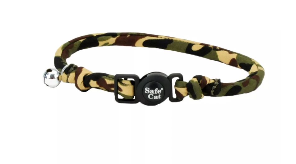 Coastal SafeCat Round Patterned Breakaway Cat Collar - Camo
