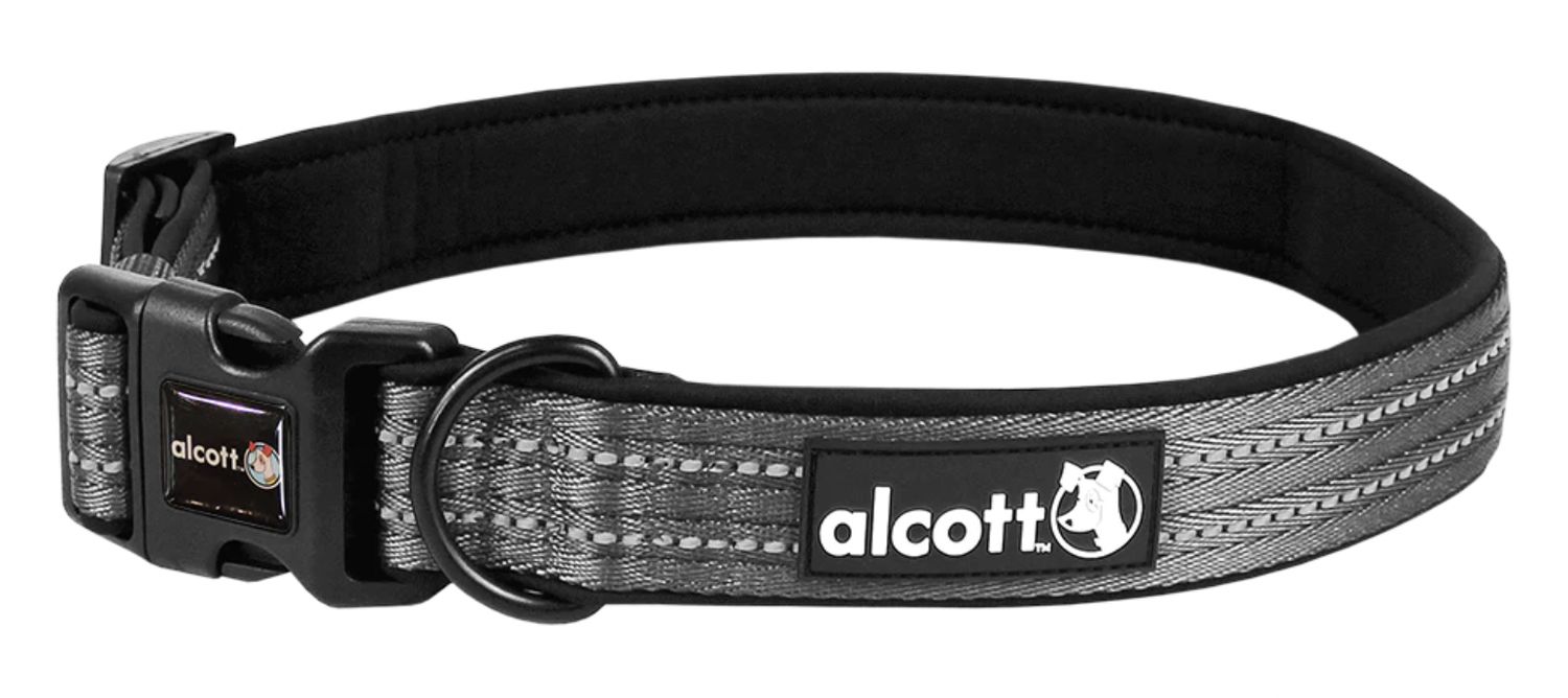 Alcott Adventure Dog Collar Grey - Large