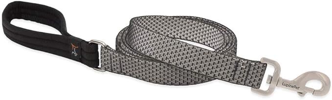 Lupine Eco Padded Leash 6ft leash Granite 1inch