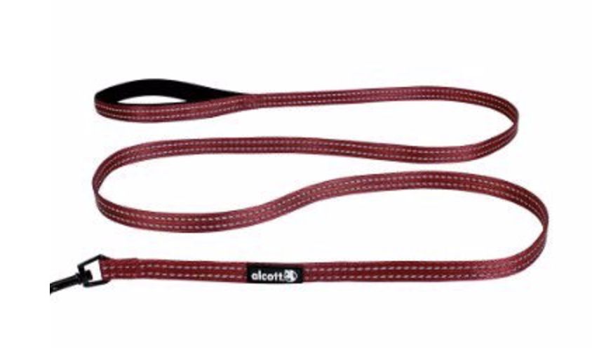 Alcott Adventure Leash Dark Red Medium 6&#39;