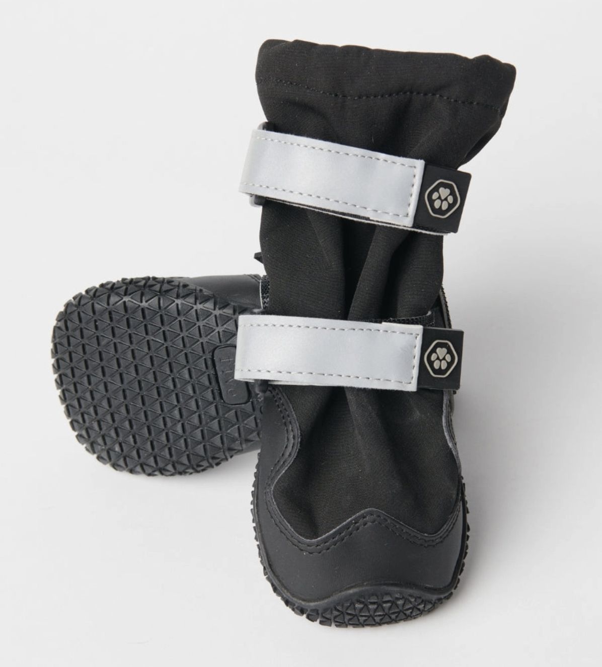 Spark Paws Flex Shell Water Resistant Black Dog Boots - Size C