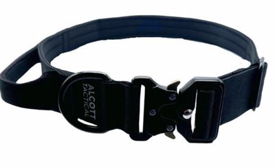 Alcott 11-15&quot; Small Black Tactical Dog Collar
