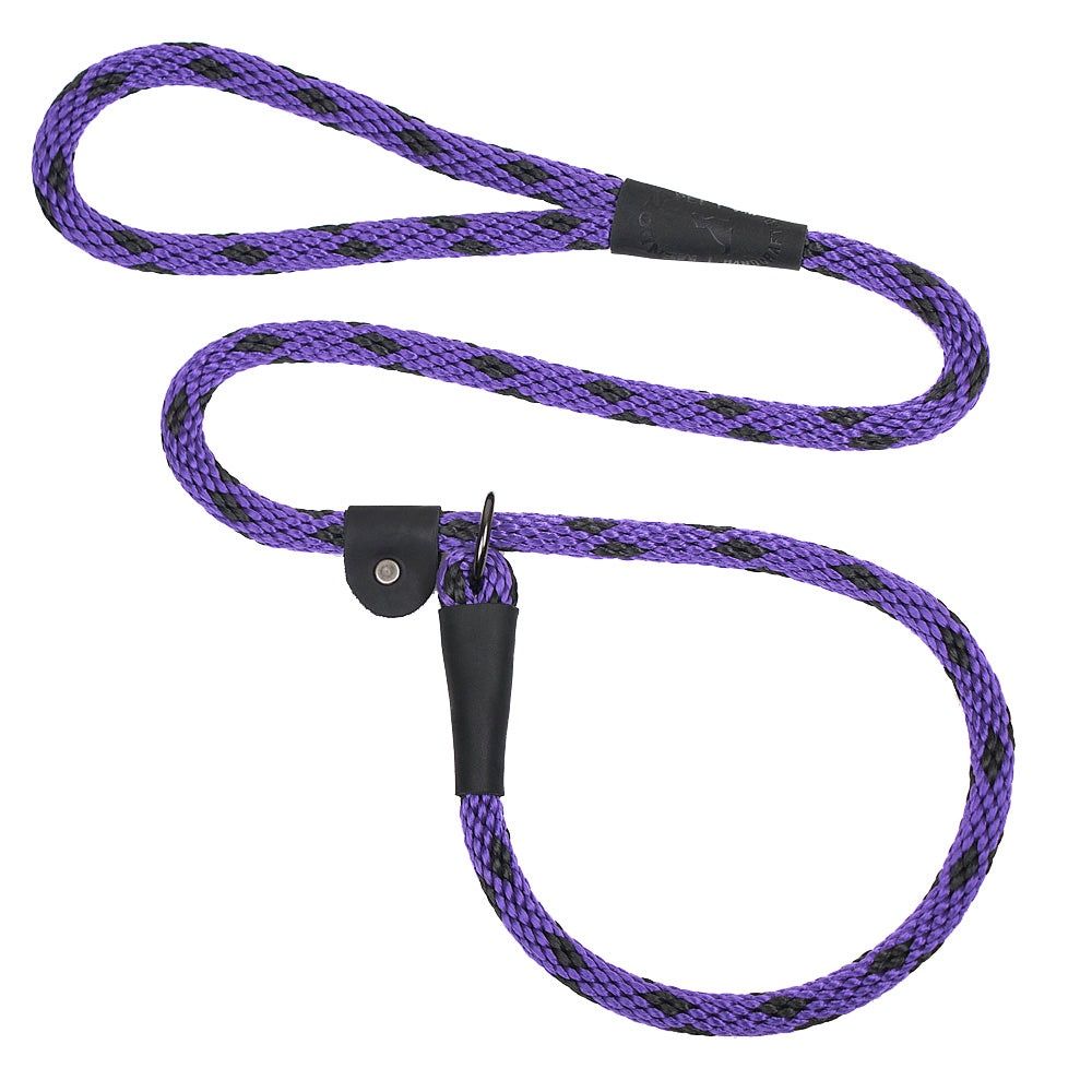 Mendota Slip Lead 1/2&quot; x 6&#39; - Black Ice Purple