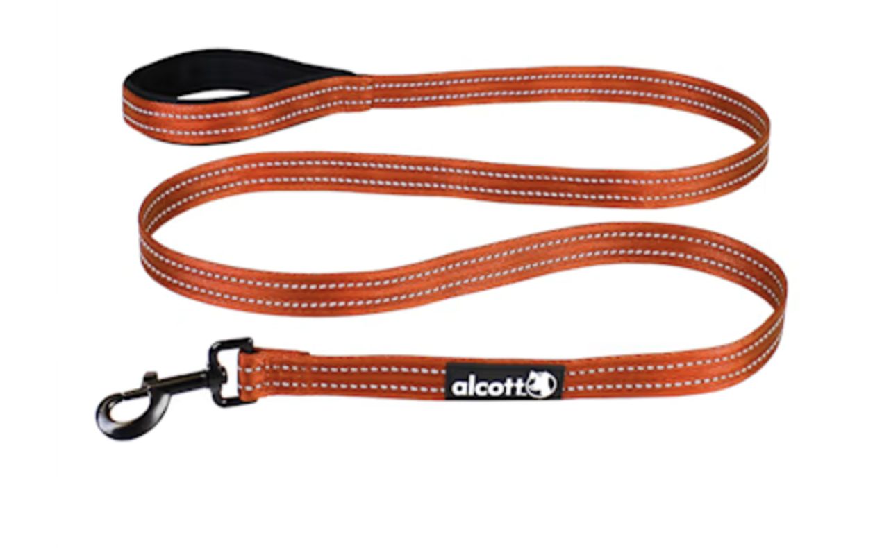 Alcott Adventure Leash Neon Orange Large 6&#39;