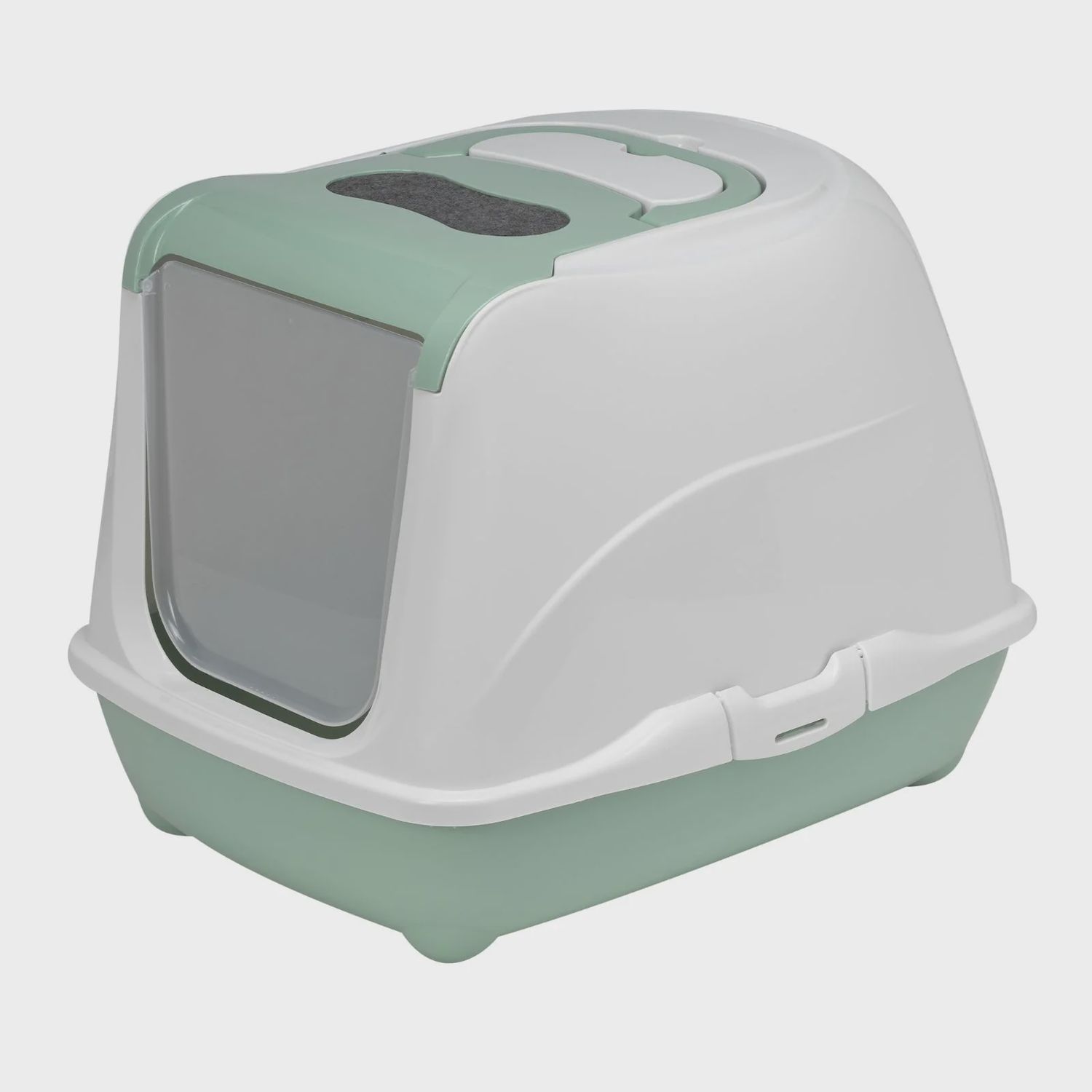 Moderna Flip 20&quot; Enclosed Cat Litter Box - Soft Green