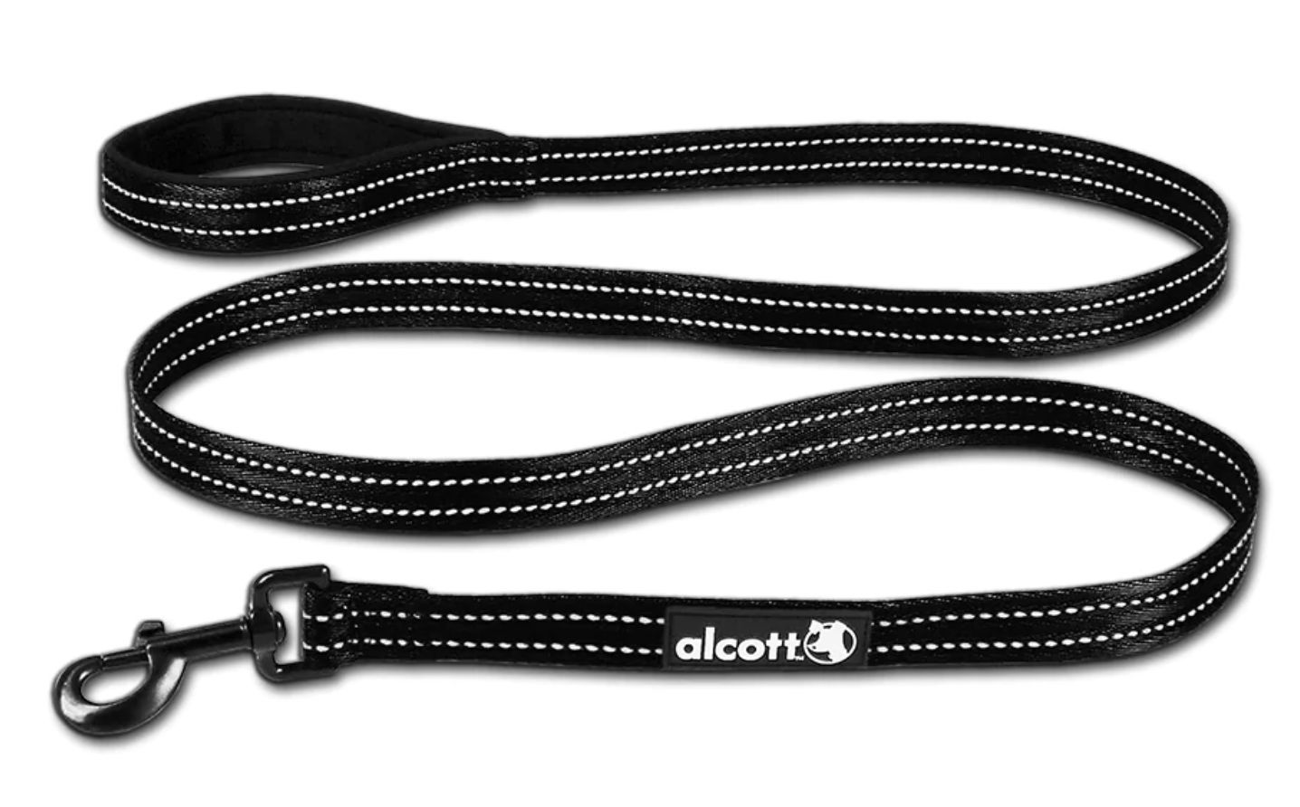 Alcott Adventure Leash Black Medium 6&#39;