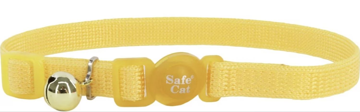 Coastal SafeCat Breakaway Cat Collar - Yellow