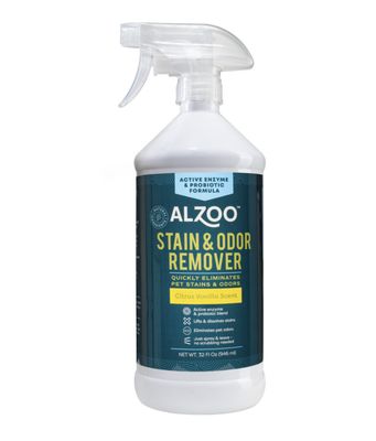 Alzoo Stain and Odor Remover Citrus Vanilla Spray 16 oz