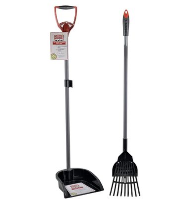 Nature&#39;s Miracle 2 in 1 Rake N&#39; Spade With Pan