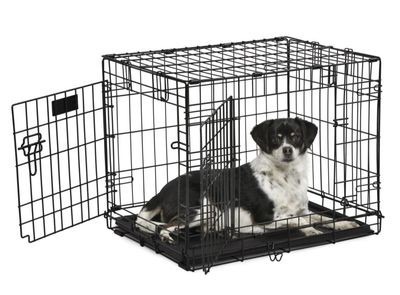 Midwest Contour Small Dog Crate 24-inch Double Door