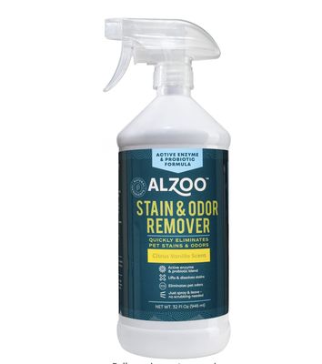 Alzoo Stain and Odor Remover Vanilla Spray 32oz
