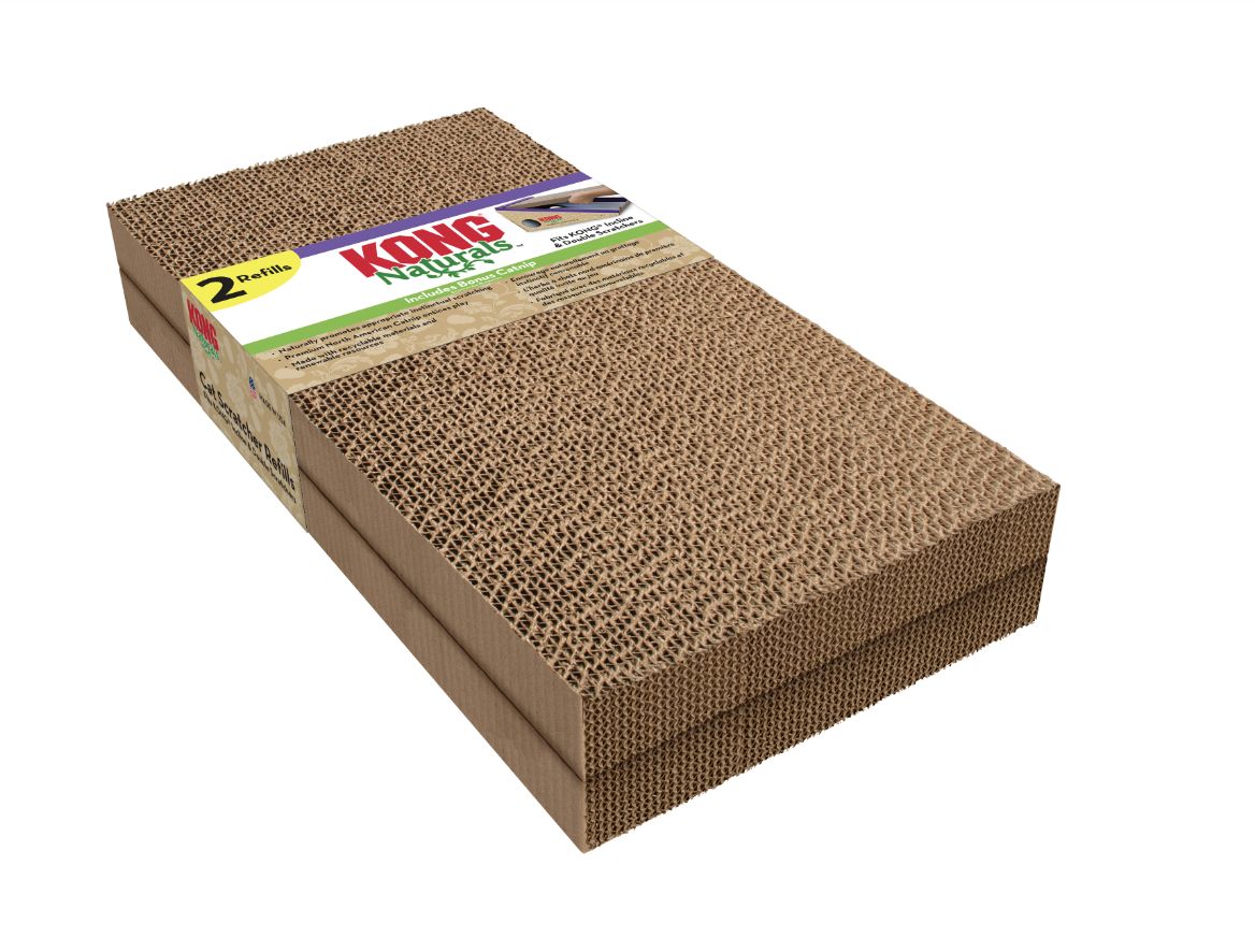 Kong Naturals Catnip Cat Scratcher Refill - Set of 2
