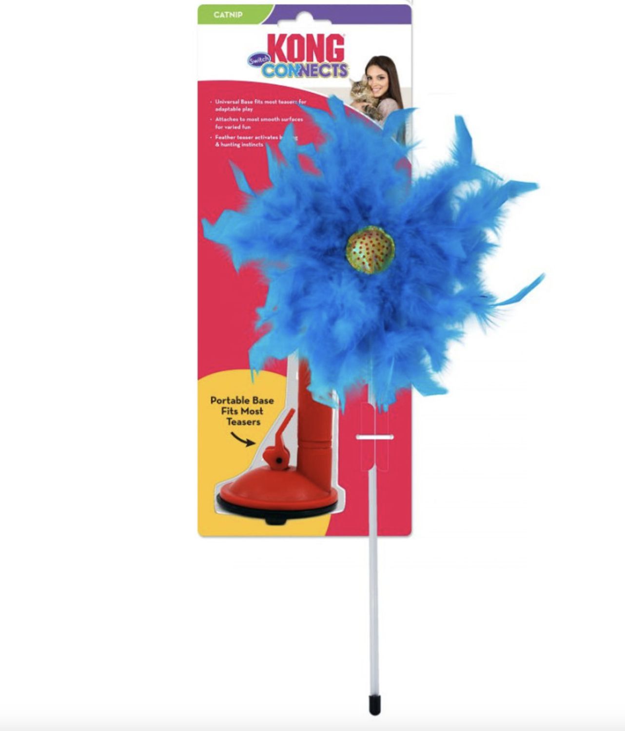 Kong Connections Cat Feather toy