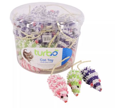Coastal Turbo Cat Mop Mice Toy