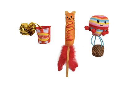 Catstages Pawrty Catnip Plus Toys - 3pk