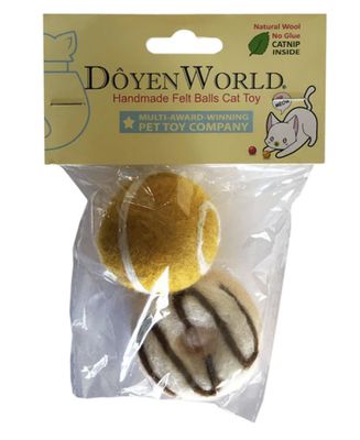 Doyen Cat Felt Ball - Donut