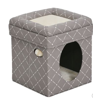 Midwest Curious Cat Cube - Mushroom