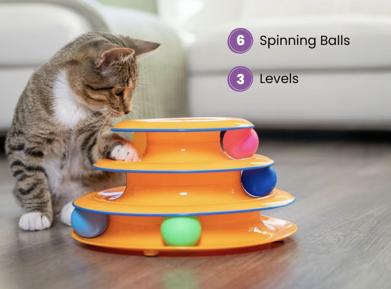 Catstages Tower of Tracks Interactive Cat Toy