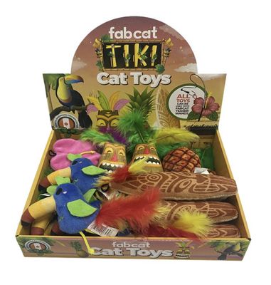 Fabcat Tiki Various Designs Cat Toys