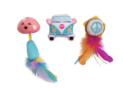 Catstages Festival Catnip Plus Toys - set of 3