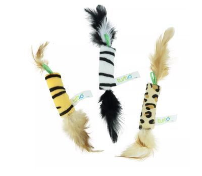 Coastal Turbo Cat Feather Toy