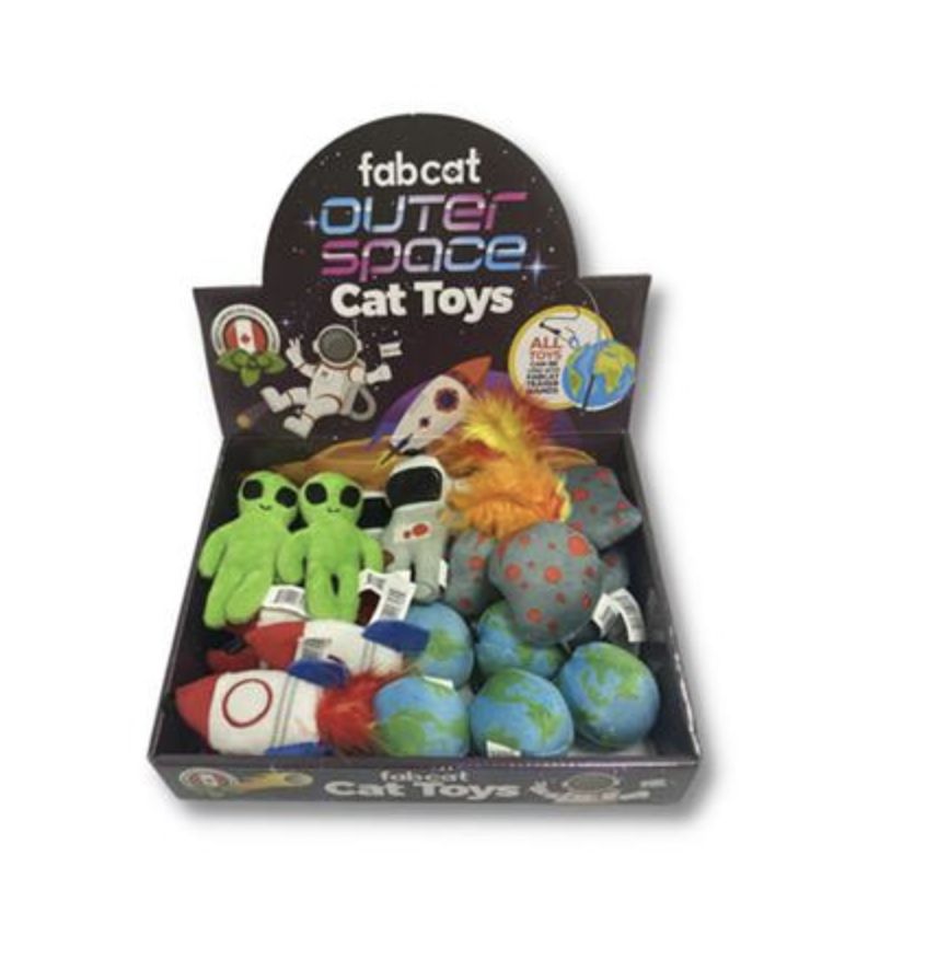 Fabcat Outer Space Various Designs Cat Toys
