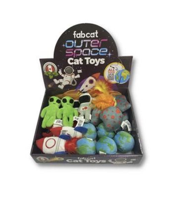 Fabcat Outer Space Various Designs Cat Toys