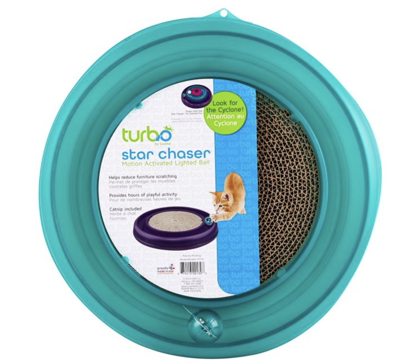 Coastal Turbo Starchaser Cat Scratcher Toy