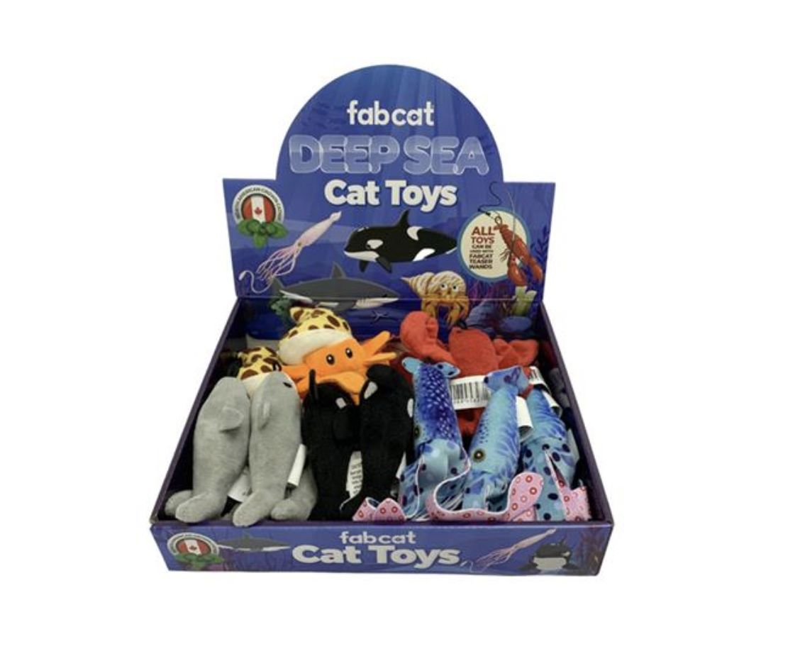 Fabcat Deep Sea Various Designs Cat Toys