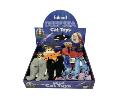 Fabcat Deep Sea Various Designs Cat Toys
