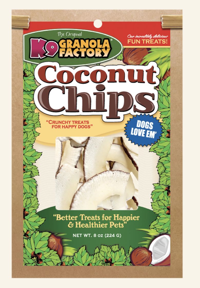 K9 Granola Coconut Chips Dog Treats 8oz