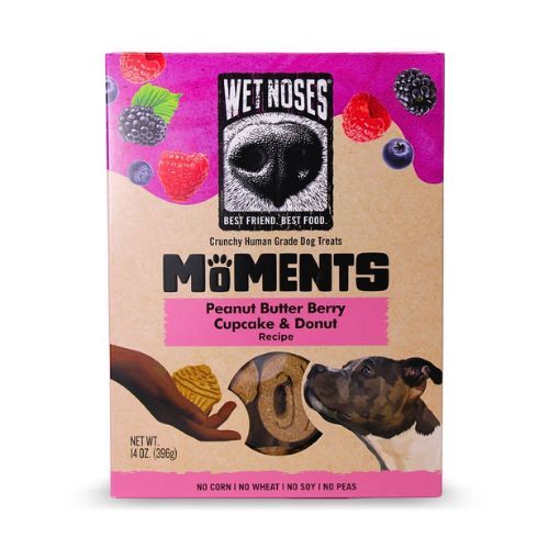 Wet Noses Peanut Butter Berry Recipe Dog Treats 14oz