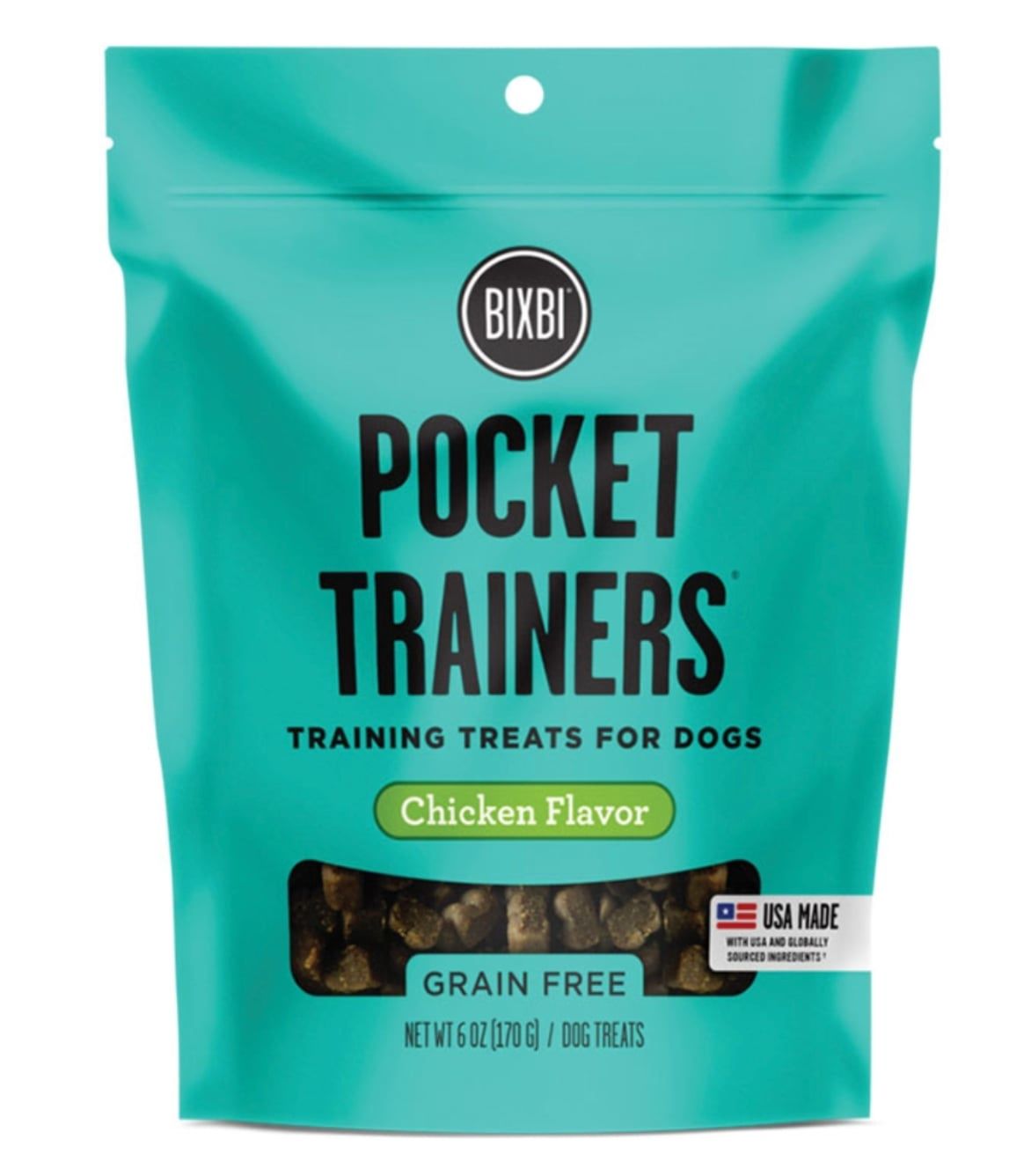 Bixbi Pocket Trainers Chicken Flavored Dog Training Treats 6oz