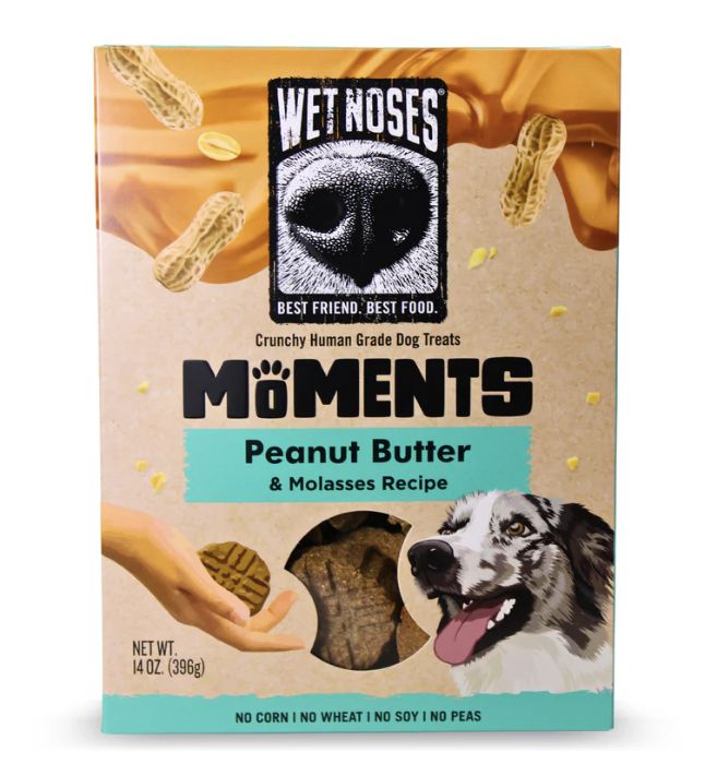 Wet Noses Peanut Butter and Molasses Dog Treats 14 oz