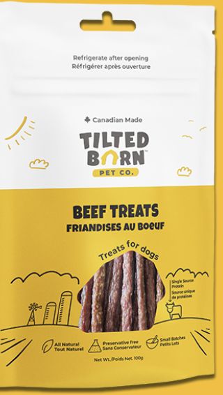 Tilted Barn Canadian Beef Recipe Dog Treats 3.53oz