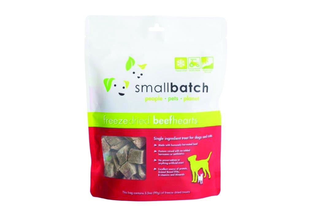 Smallbatch Freeze-Dried Beef Heart Treats 3.5oz