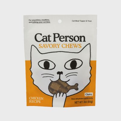 Cat Person Chicken Savory Chews Cat Treats 3oz
