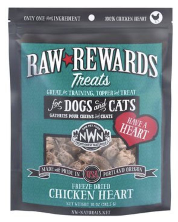 Northwest Naturals Freeze Dried Chicken Hearts Treats 10oz