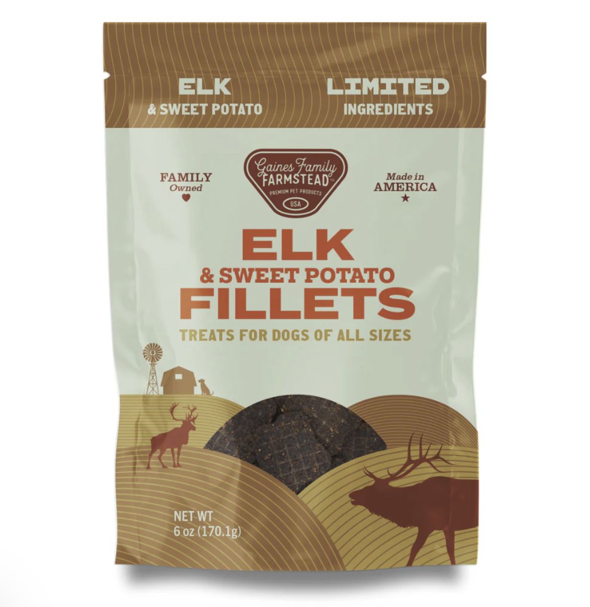 Gaines Family Farmstead Elk and Sweet Potato Fillets 6 oz