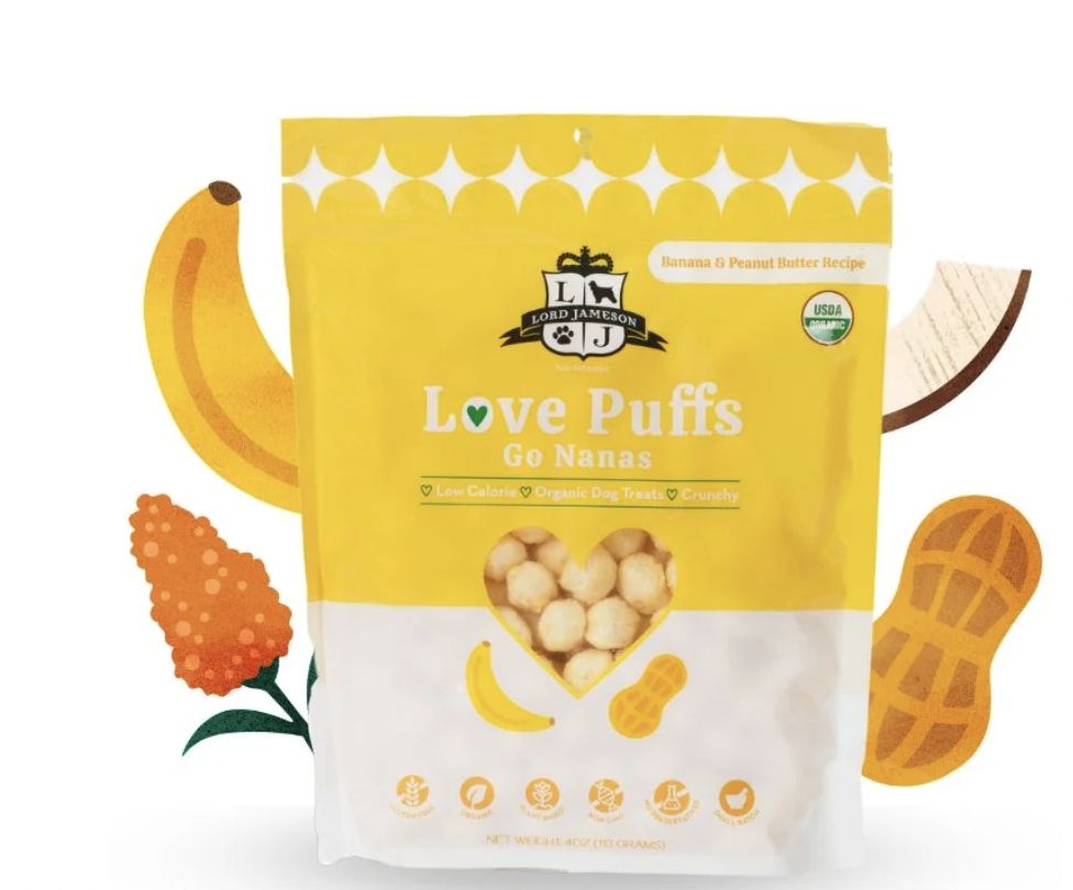 Lord Jameson Love Puffs Go Nanas Treats 4oz