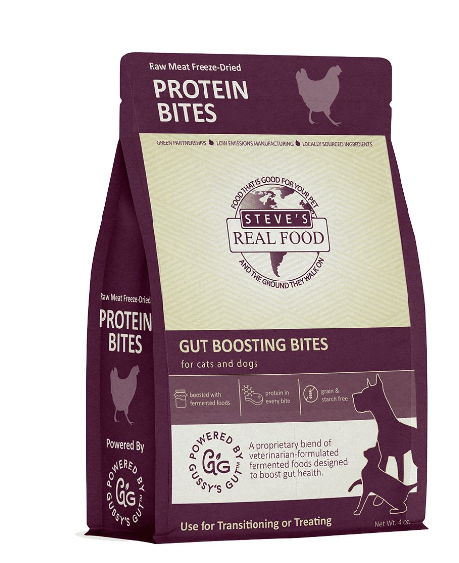 Steve&#39;s Real Food Chicken Protein Bites Treats 4oz