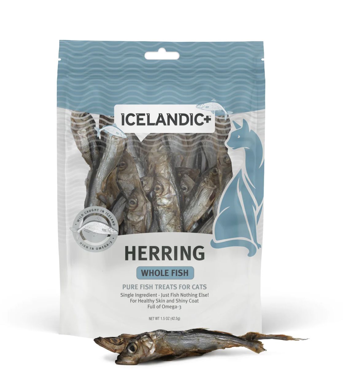 Icelandic Cat Herring Fish Whole 1.5 oz