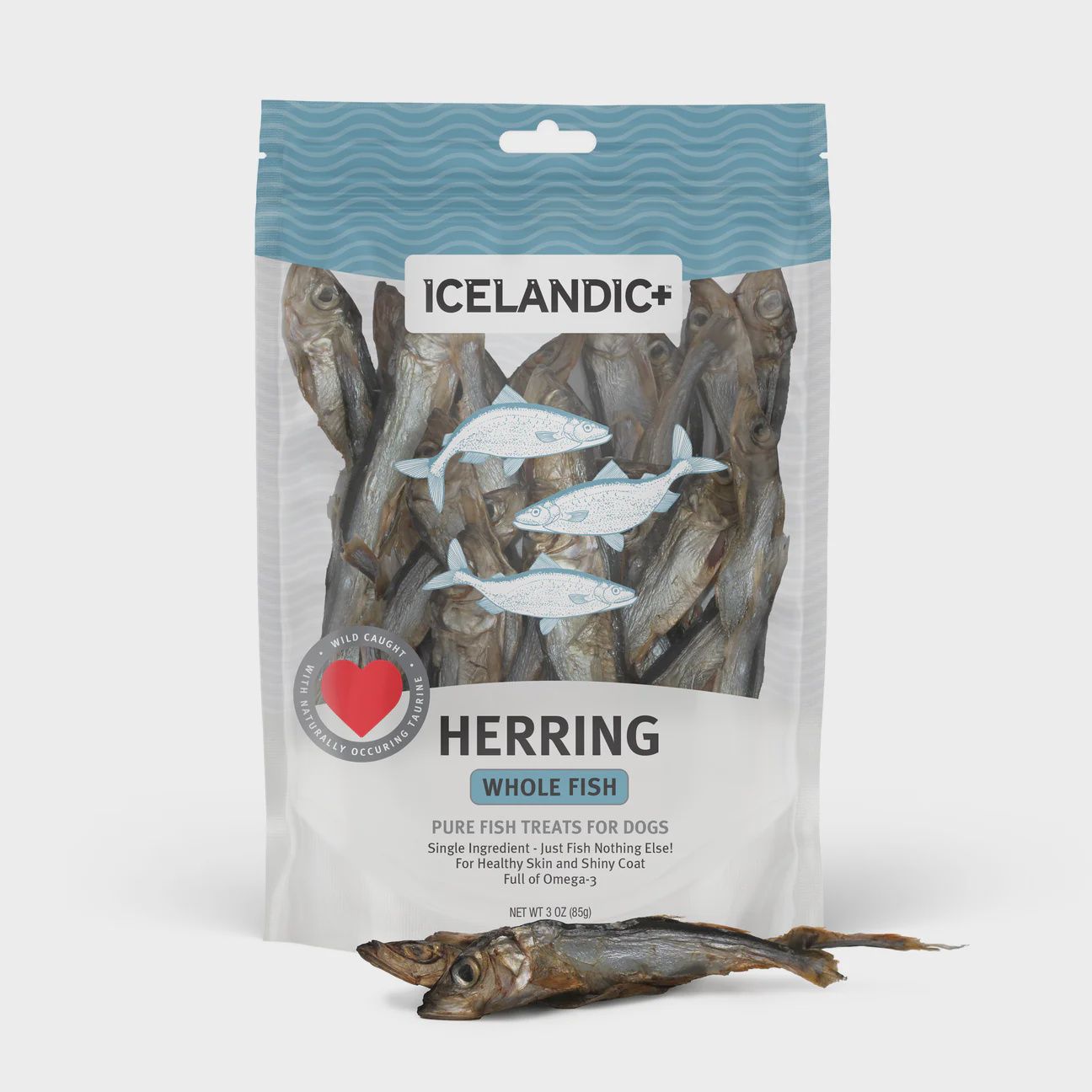 Icelandic Whole Herring Fish Treats 9oz