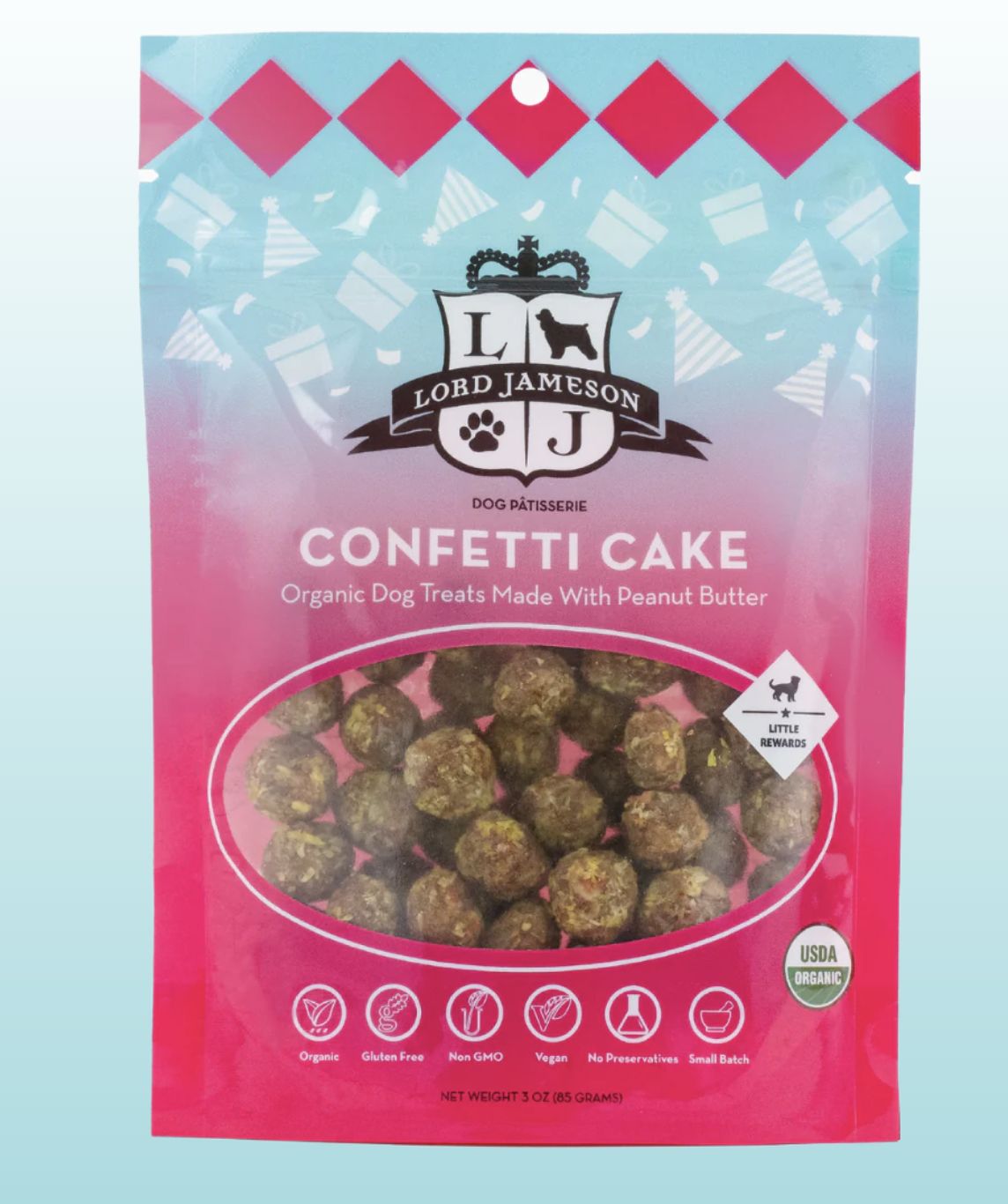 Lord Jameson Confetti Cake Dog Treats 3oz