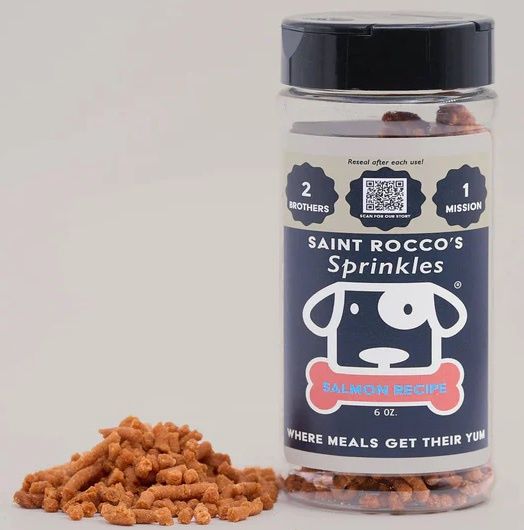 Saint Rocco&#39;s Sprinkles Salmon Meal Topper 6oz