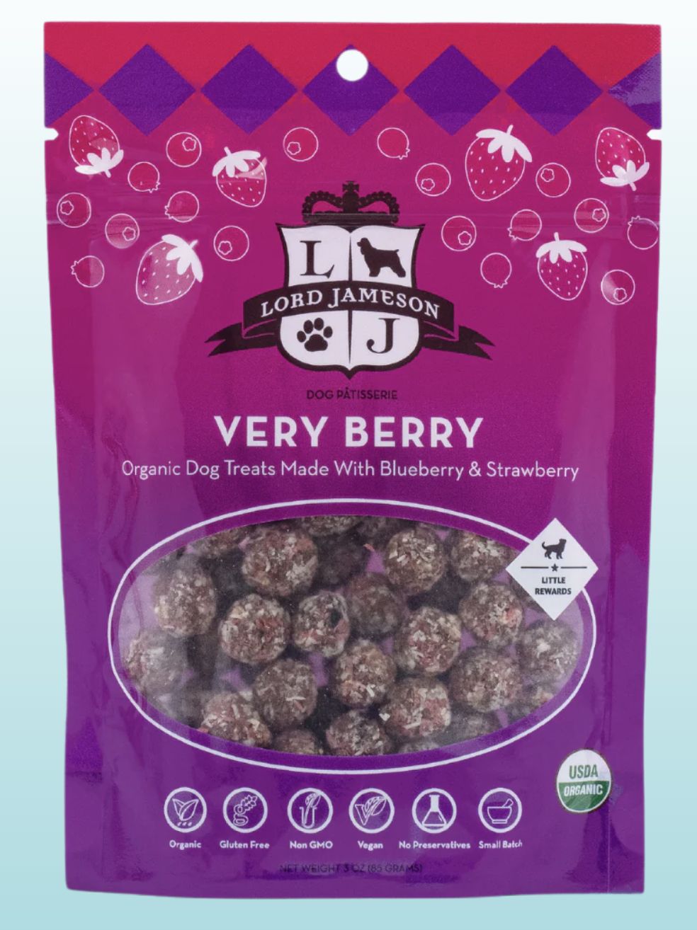 Lord Jameson Very Berry Dog Treats 3oz