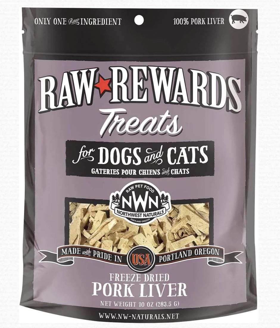 Northwest Naturals Freeze Dried Pork Liver Treats 3oz