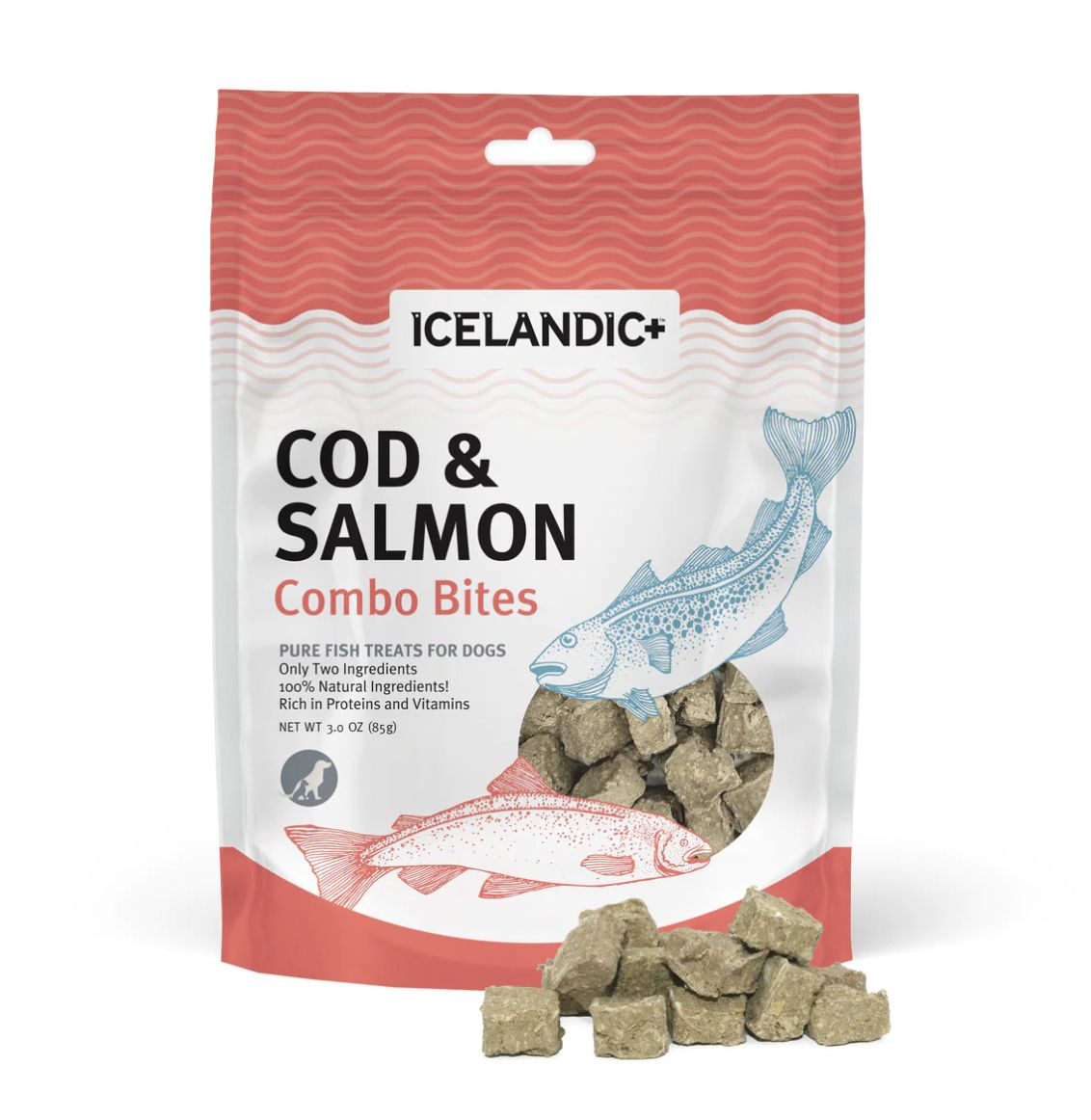 Icelandic Dog Combo Bites Cod Salmon